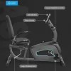 Recumbent Exercise Bike With Pulse Monitor And Tablet Holder - 8-Level Magnetic Resistance, 300 lbs Capacity