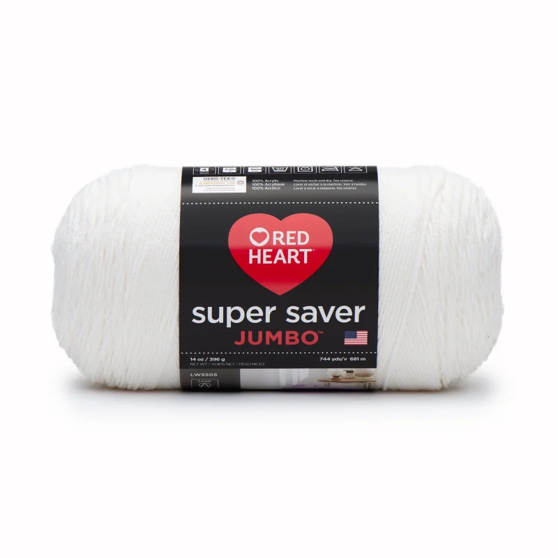 Red Heart® Super Saver® Jumbo #4 Medium Acrylic Yarn, 744 Yards