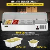 Refrigerated Condiment Prep Station, 48-inch, 10.8Qt, 3 1/3 Pans And 4 1/6 Pans - 146W
