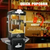 RENDGO Popcorn Maker Machine With Cart, 10 Oz Kettle, 60 Cups, Black