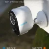 Reolink Outdoor Battery-Powered WiFi Security Camera, 4MP, 2.4/5GHz - Argus 3 Pro