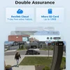 Reolink Outdoor Battery-Powered WiFi Security Camera, 4MP, 2.4/5GHz - Argus 3 Pro