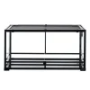 REPTI-ZOO Glass Terrarium, Front Double Doors, 40 Gallon