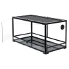 REPTI-ZOO Glass Terrarium, Front Double Doors, 40 Gallon