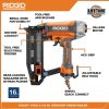 RIDGID 6 Gal. Portable Electric Pancake Air Compressor With 18GA Brad Nailer, 16GA Finish Nailer And 18GA Finish Stapler