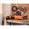 RIDGID 6 Gal. Portable Electric Pancake Air Compressor With 18GA Brad Nailer, 16GA Finish Nailer And 18GA Finish Stapler