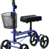 RINKMO Lightweight Steerable Knee Scooter With 8-Inch PVC Wheels