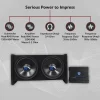 Rockville Dual 12-Inch Car Subwoofer Enclosure Kit With Mono Amplifier - RV12.2B