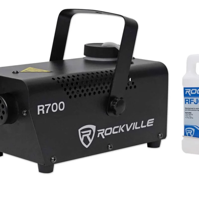 Rockville R700 440W Water-Based Fog Machine, 3000 CFM Output, Wired and Wireless Timer Remotes, for Haunted Houses and E