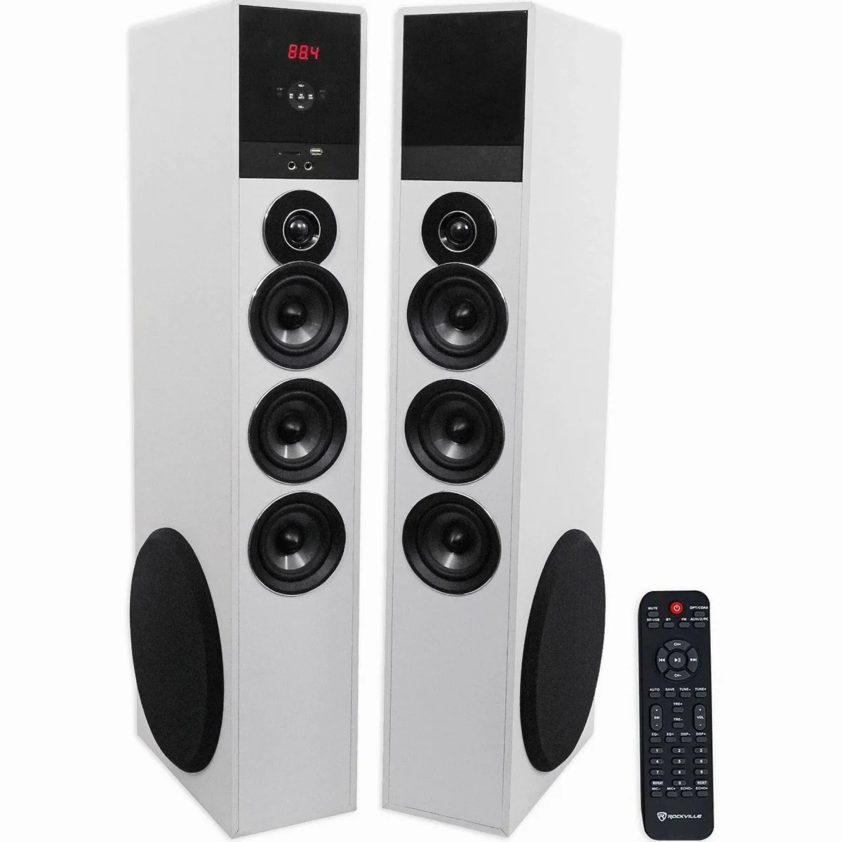 Rockville Home Theater System With 10in Subwoofer, Bluetooth, And Remote Control - TM150W