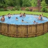 Round Above Ground Pool Set - 22' x 52in