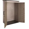 Rubbermaid Outdoor Storage Shed, 52 Cu. Ft., 52 in W x 31 in D x 81 in H - Lockable Double Doors