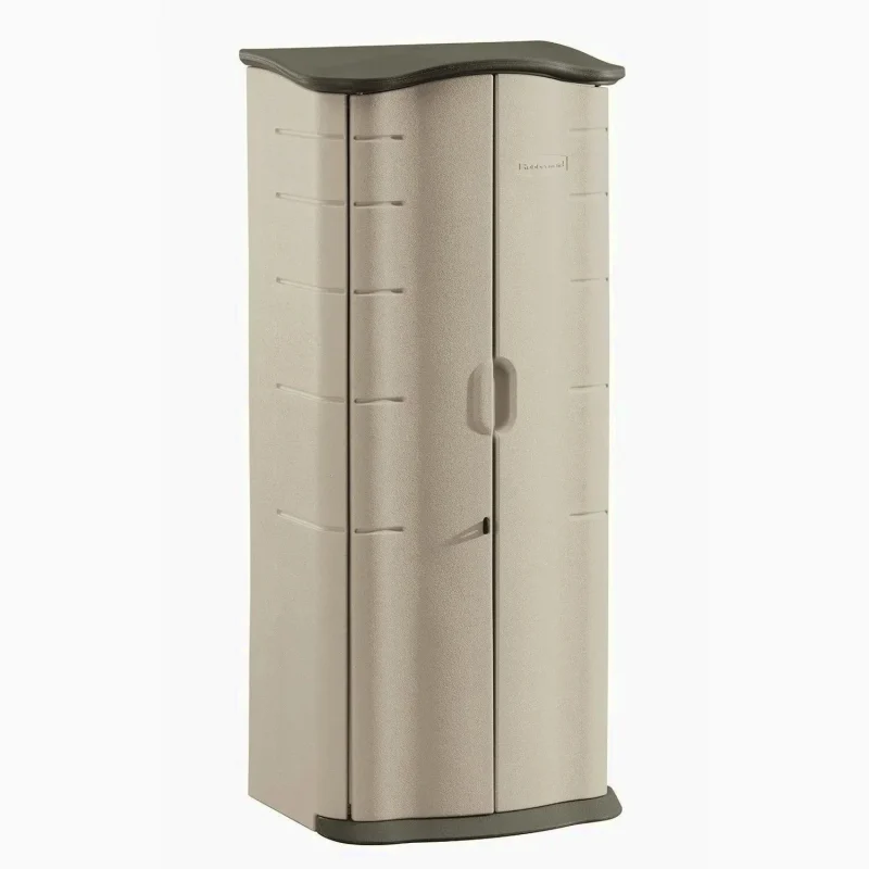 Rubbermaid Vertical Resin Weather Resistant Outdoor Storage Shed