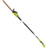 Ryobi 18 in. 40-Volt Lithium-Ion Cordless Pole Hedge Trimmer - RY40603BTL