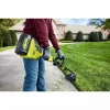 RYOBI 40V Brushless 20 in Self-Propelled Mower, String Trimmer & Leaf Blower Kit With 2 Batteries, 2 Chargers - RY401120
