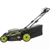 RYOBI 40V Brushless 20 in Self-Propelled Mower, String Trimmer & Leaf Blower Kit With 2 Batteries, 2 Chargers - RY401120