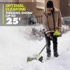RYOBI 40V Cordless Electric Snow Shovel With 4.0 Ah Battery And Charger - 12 in