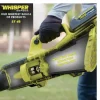RYOBI 40V HP Brushless Cordless Leaf Blower, 730 CFM, 190 MPH, 2x 4.0 Ah Batteries And Charger