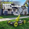 RYOBI ONE+ 18V 12 in. Cordless Battery Mower, String Trimmer And Edger