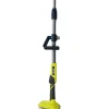 RYOBI ONE+ 18V Cordless Telescoping Power Scrubber Kit With Battery And Charger - P4500
