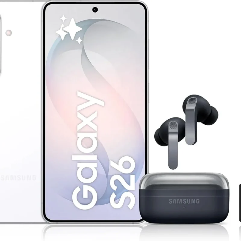 Samsung Galaxy S26 Android 5G Smartphone, 512 Go, Violet, 25W Fast Charger Included - Galaxy S26
