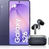 Samsung Galaxy S26 Android 5G Smartphone, 512 Go, Violet, 25W Fast Charger Included - Galaxy S26