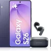 Samsung Galaxy S26 Android 5G Smartphone, 512 Go, Violet, 25W Fast Charger Included - Galaxy S26