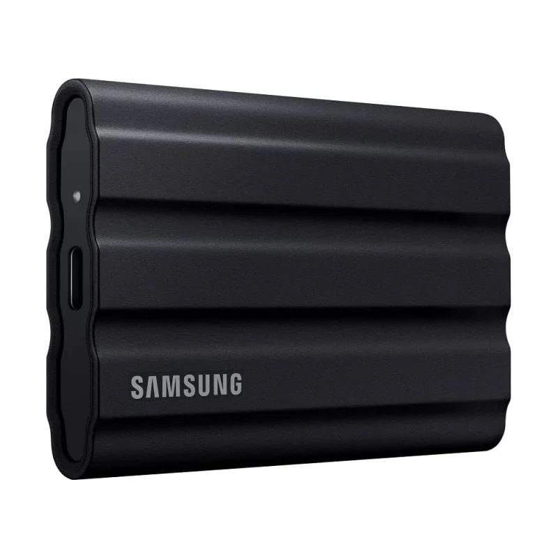 Samsung T7 Shield 2TB Portable SSD, USB 3.2 Gen 2, Black - MU-PE2T0S/AM