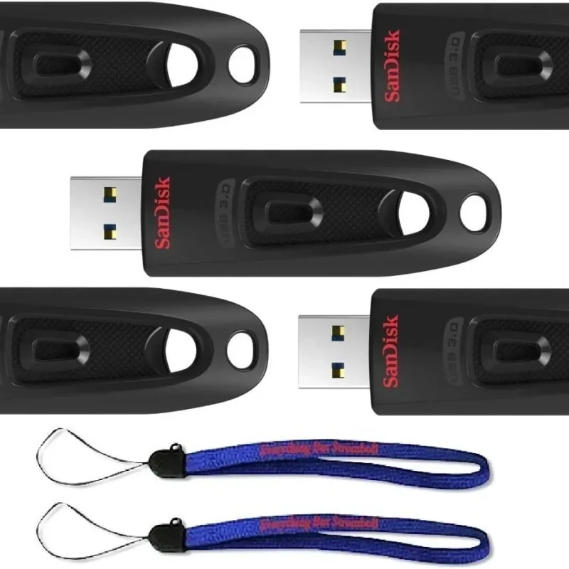 SanDisk Ultra USB 3.0 Flash Drives 512GB 5 Pack