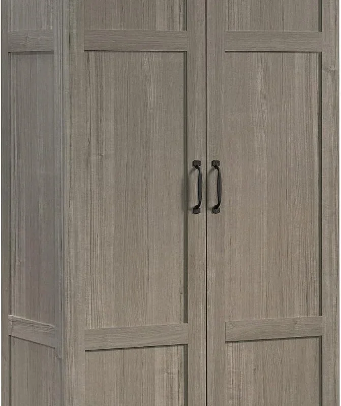 Sauder Select Storage Cabinet, 16.1in D x 29.61in W x 71.1in H - 419636