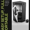 SAUNABOX Personal Steam Sauna Tent With Chair Mat And Case - SmartSteam Kit Pro
