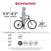 Schwinn Sidewinder Men's 26-Inch 21-Speed Mountain Bike, Black - S2792WMDS