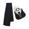 Scream Ghost Face Halloween Costume for Adults, 3-Piece, Men's Size M-XL (32-42), by Fun World