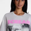 Scream Women's Halloween Graphic Tee with Short Sleeves, Sizes XXS-XXL