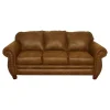 Sedona Sofa With Faux Leather Microfiber Upholstery - 88 W