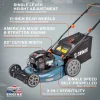 SENIX 22-Inch 163 cc 4-Cycle Gas RWD Self-Propelled Lawn Mower With 11-In Rear Wheels - LSSG-H1