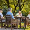 SERWALL 7-Piece HDPE Patio Dining Set, Aruba, 66.9in D x 32.2in W x 29.1in H