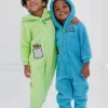 Sesame Street Oscar the Grouch Cozy Sherpa Zip Up Cosplay Costume Coverall Newborn to Toddler