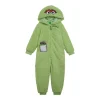 Sesame Street Oscar the Grouch Cozy Sherpa Zip Up Cosplay Costume Coverall Newborn to Toddler