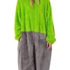Sesame Street Union Suit Adult Kigurumi Costume Pajama Fleece Hooded One Piece
