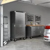 Seville Classics Steel Storage Cabinet, 36 inch W x 18 inch D x 72 inch H - UltraHD