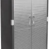 Seville Classics Steel Storage Cabinet, 36 inch W x 18 inch D x 72 inch H - UltraHD