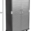 Seville Classics Steel Storage Cabinet, 36 inch W x 18 inch D x 72 inch H - UltraHD