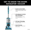 Shark Navigator Lift-Away Upright Vacuum, Bagless, Blue - NV380