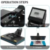 SHZOND Clamshell Heat Press 16 x 20 Inch 1700 W - Digital Control