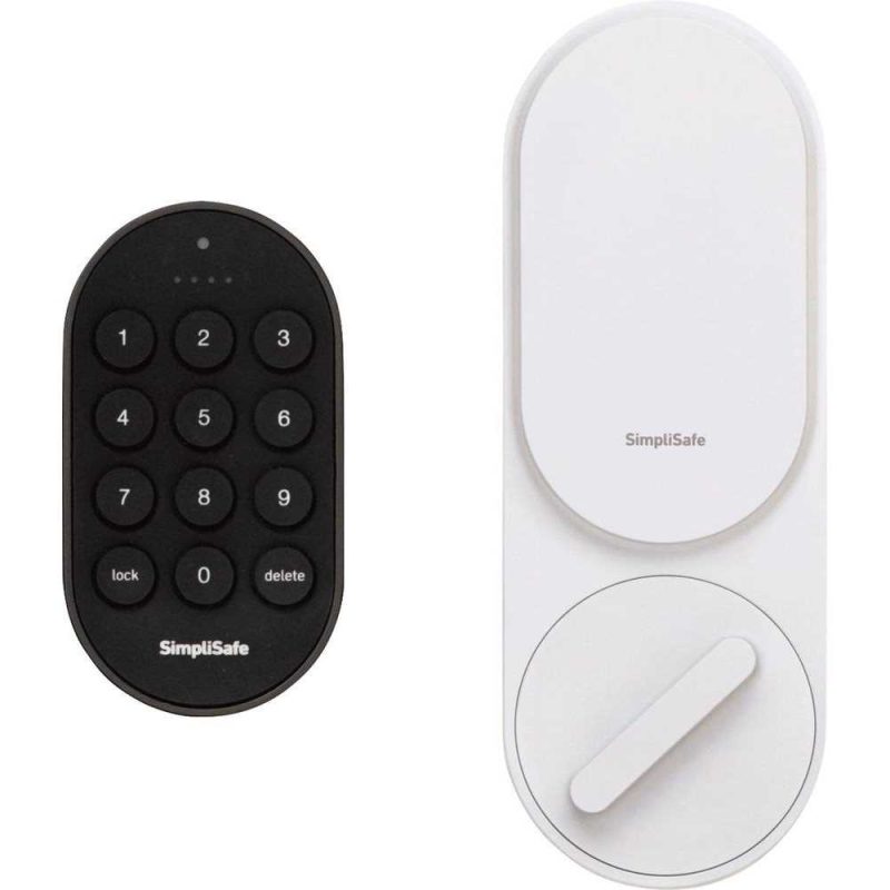 SimpliSafe Smart Lock With PIN Pad - White