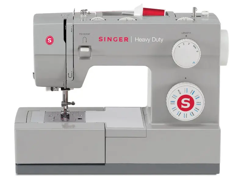 SINGER Heavy Duty Mechanical Sewing Machine, White, 23 Built-In Stitches - 4423