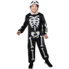 Skeleton Jumpsuit Halloween Costume for Children, Boys' Size S (6/8), by Way to Celebrate