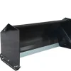 Skid Steer Single Box Snow Pusher Attachment, 48-Inch Inner Width - Universal Quick Attach