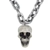 Skull Chain Decoration, Silver, 6', Halloween by Way To Celebrate